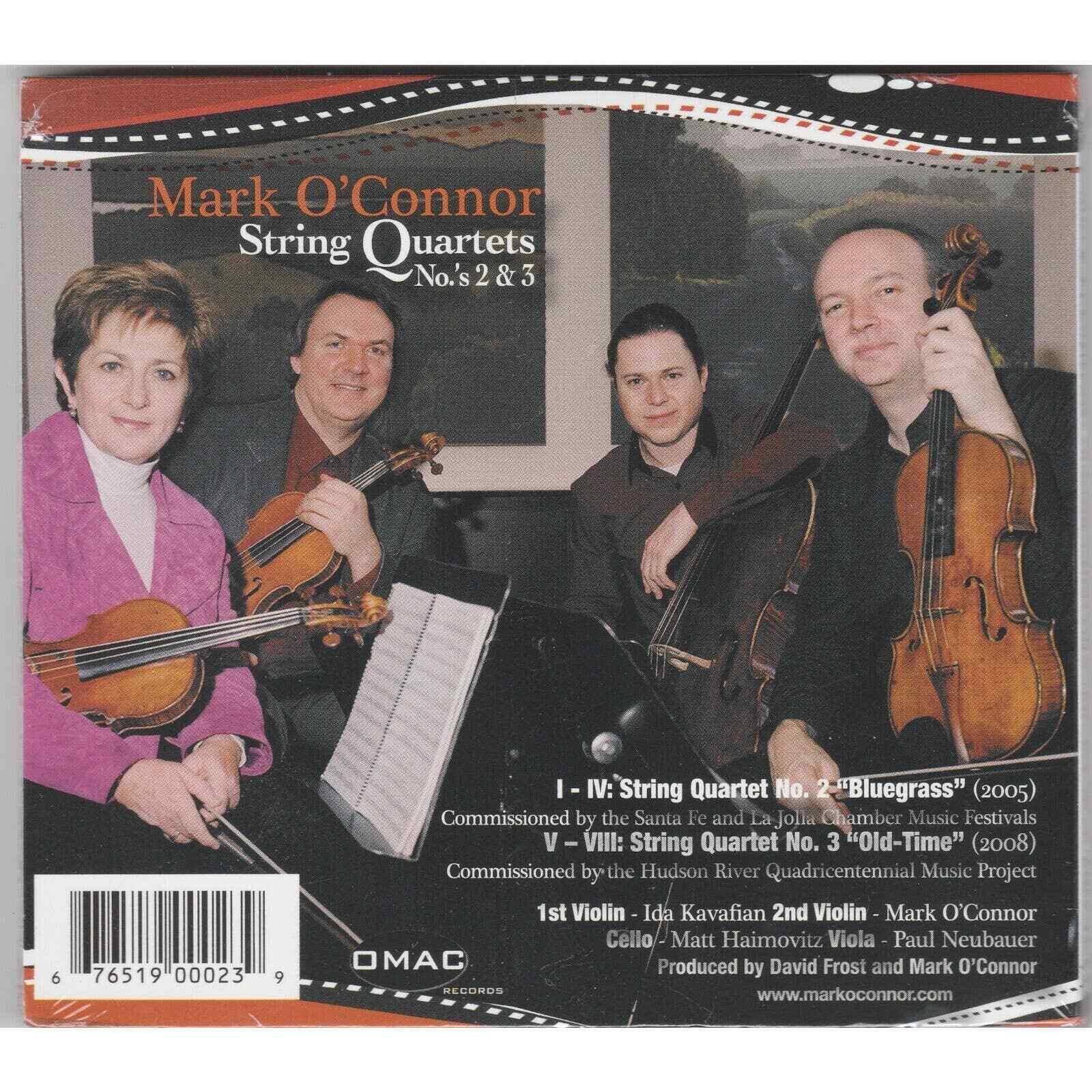 Grammy Winner Mark O'Connor String Quartets Nos. 2 & 3 Bluegrass Old