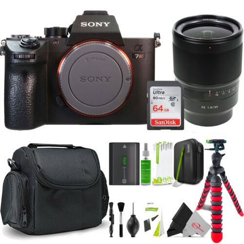 Sony a7R IIIA Mirrorless Digital Camera + 35mm f/1.4 ZA Lens + Extra Battery Kit - Picture 1 of 8