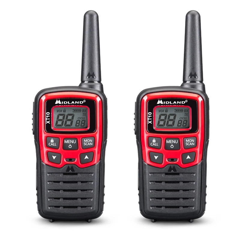 Doppia Radio Ricetrasmittenti Kit Set 2 Walkie Talkie MIDLAND 4 Km 16 Canali, fotografia 7 di 9