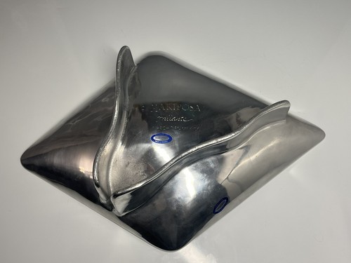 Mariposa "Grillante" Aluminum Serving Platter-Center Piece Rough Surface - Picture 9 of 16