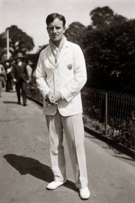 Tennis Circa 1930 John Hennesey Usa Old Photo