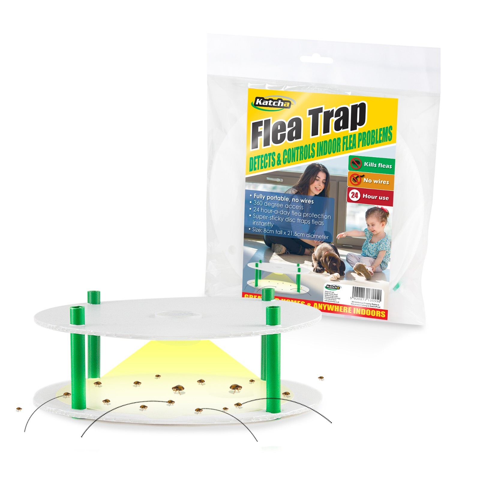 Portable Flea Trap - Poison Free Pest Control
