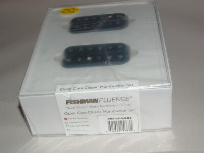 Fishman Fluence PRF-COC-SB2 6 String Open Core Classic Pickup Set (Black) New