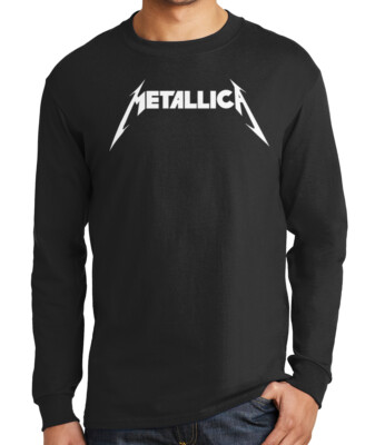 Metallica Long Sleeve T-Shirt James Hetfield Heavy Metal Rock Band