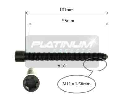 CYLINDER HEAD BOLT SET for VOLKSWAGEN PASSAT 1.8L B5 ADR APT AEB APU DOHC 