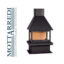 CAMINO STUFA A LEGNA LACUNZA CM 300 / CM 300R ANGOLARE - Chiama x sconto