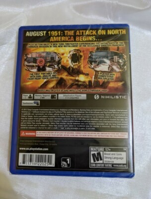 Resistance Burning Skies PS Vita New Sealed US Ver R1 Sony