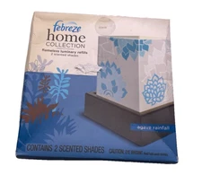 New Febreze Home Collection Flameless Luminary Agave Rainfall 2 ct Refill