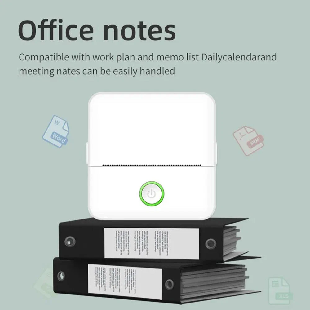 Portable Mini Thermal Printer Pocket Photo Printer Wireless Bluetooth Printing