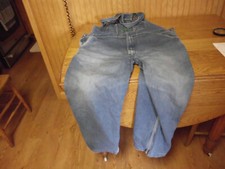 Key Imperial Denim Bib Overalls Tag Size 42 x 30 Actual 42 x 27