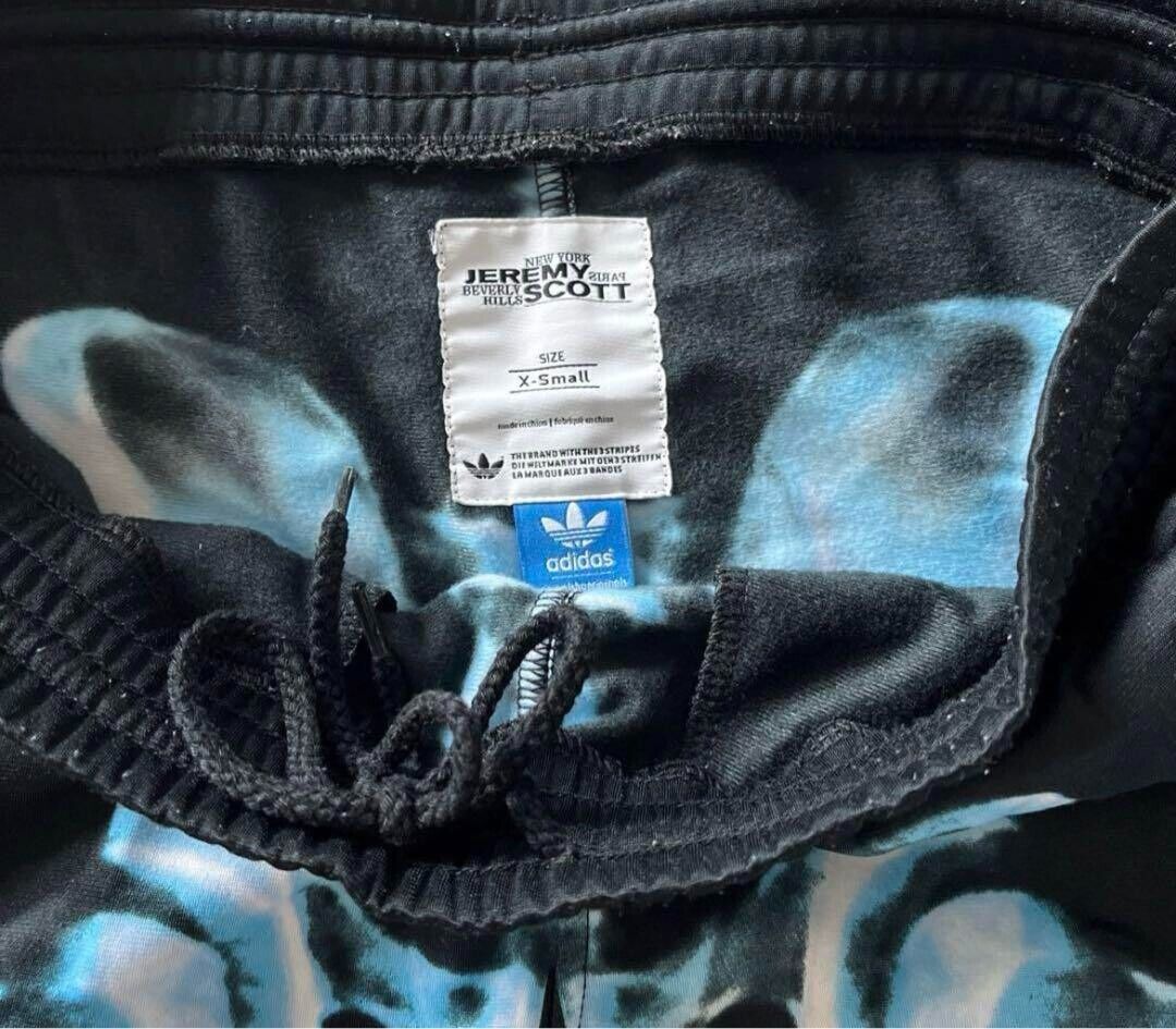 Adidas × Jeremy Scott “X-ray” Jersey top and bottom set Rare Adidas × Jeremy Scott “X-ray” Jersey top and bottom set Rare