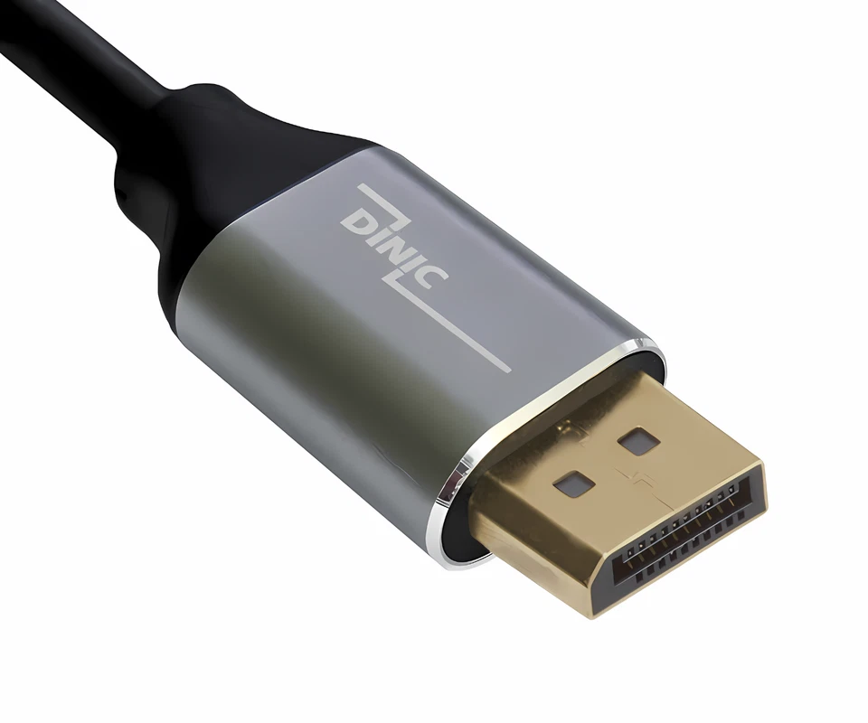 DINIC Premium Displayport auf HDMI Kabel, 4K@60Hz, 3D, HDR, DP auf HDMI, 2 m - Bild 3 von 4
