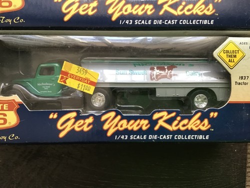 ROUTE 66 "GET YOUR KICKS"1:43 Nicholsons SUN SWEET DAIRY & IDEAL TRANSFER Trucks - Picture 9 of 9