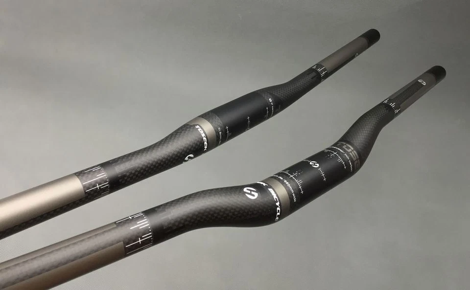 3K Carbon Handlebar Flat Bar/Riser Bar MTB Bicycle Handlebars 31.8*600-760mm - Image 3 of 4