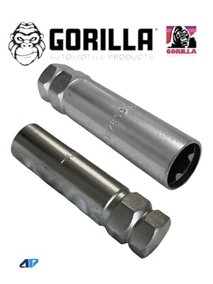 Gorilla 1378SD Key Large Diameter Duplex 6 Spline Tuner Wheel Lock