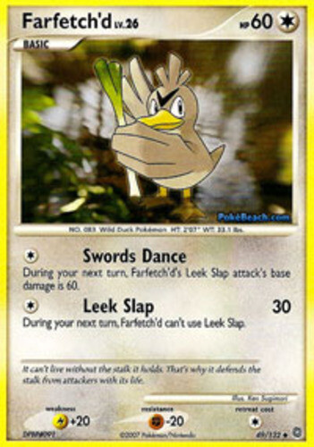 Pokemon - Farfetch'd - 49/132 - Uncommon - Secret Wonders - NM | eBay