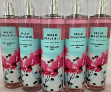 5 FIVE HELLO BEAUTIFUL 8oz Fine Fragrance MIST Bath and  Body Works