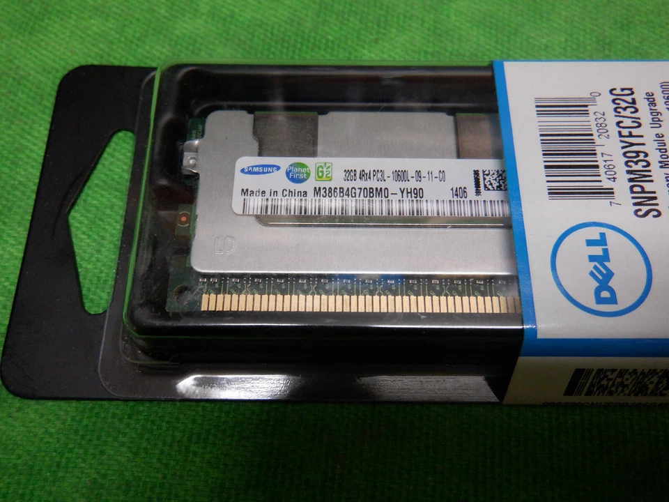 DELL Samsung SNPM39YFC/32G  32GB 4RX4 PC3L-10600L ECC REG SERVERE MEMORY NEW - Image 3 of 4