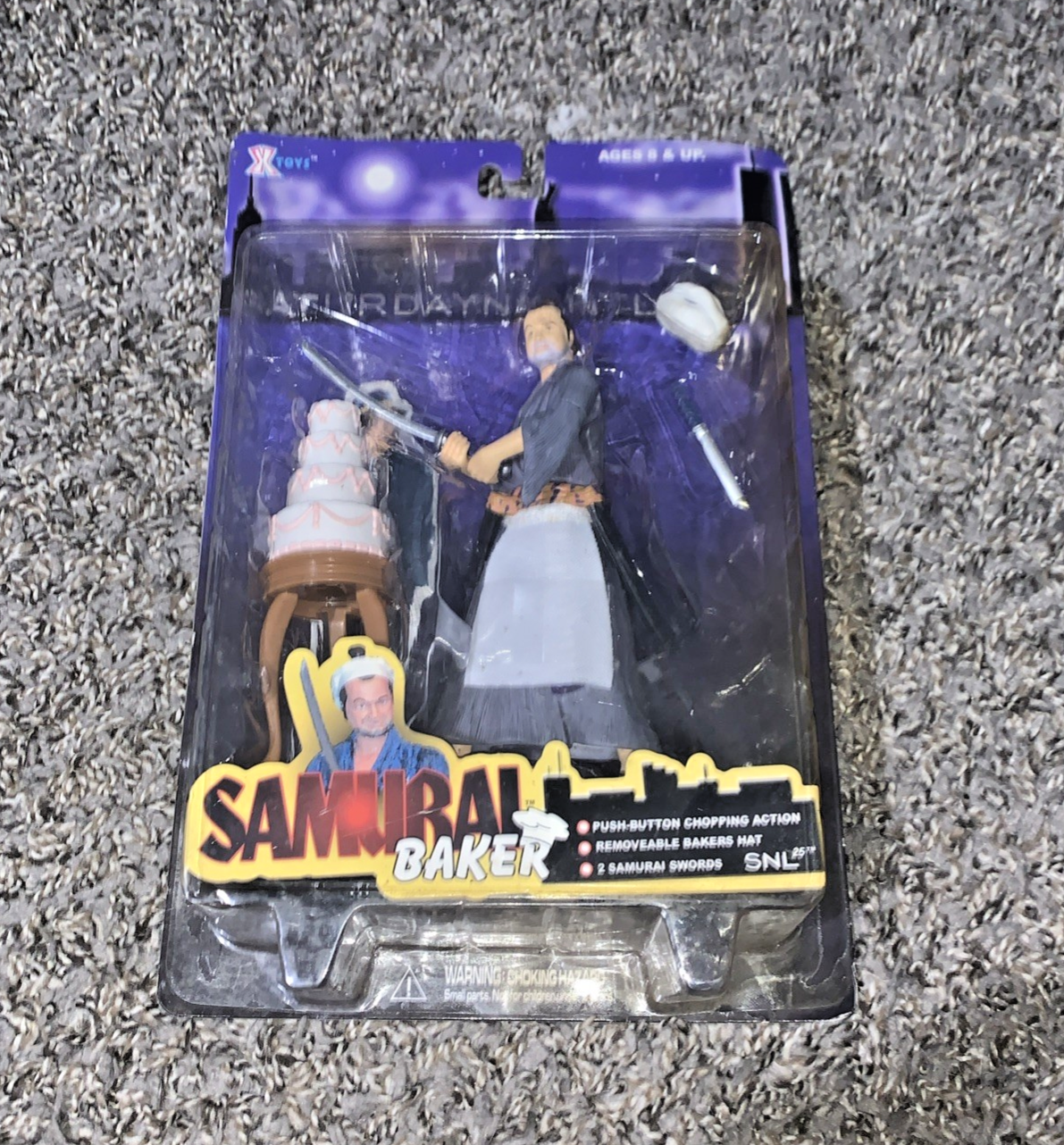 John Belushi Samurai Baker SNL Action Figure 2000 Complete New