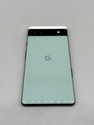 Google Pixel 6a GX7AS 128GB Sage Green Android Unlocked Smartphone Good