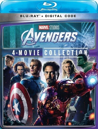 AVENGERS 4 MOVIE COLLECTION BLU RAY DIGITAL BRAND NEW FREE