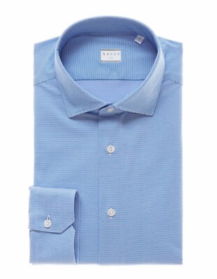 XACUS Active-Shirt - Hemd französischer Kragen klein himmlisch gepanzert