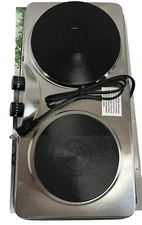 Ambiano HD2013B 1700W Double Burner Hot Plate Brand New Open Box
