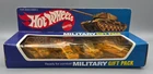 Vintage Hot Wheels 1983 Military 4 Pack Gift Set 7121 Tan Camo