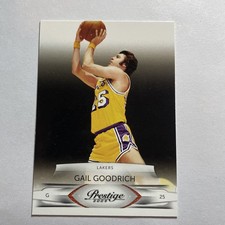 2009-10 Panini Prestige Gail Goodrich #127 HOF Los Angeles Lakers