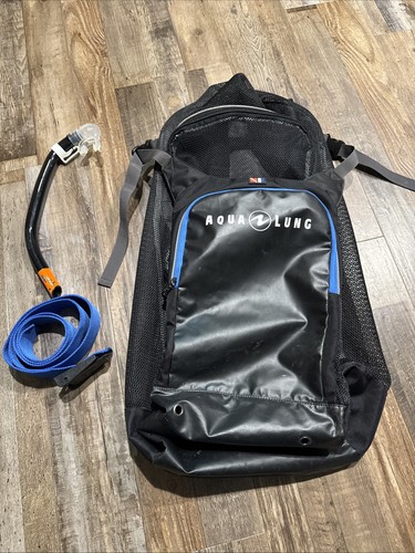 Aqua Lung XL Scuba Diving BackPack w/TPUSA Snorkel & Trident Belt