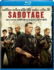 Sabotage Blu-ray Arnold Schwarzenegger NEW