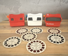 View-Master GAF Viewer Lot w/ 6 Reels Disney Pluto Short Tales MOTU 2 1978