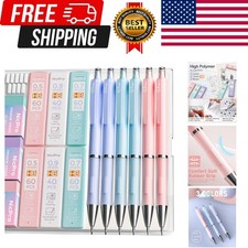 6PCS Pastel Mechanical Pencil Set, Cute Mechanical Pencils 0.5 mm  0.7 mm  ...
