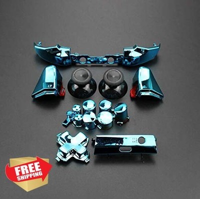 SZLG Chrome Blue Xbox One S Button Kit