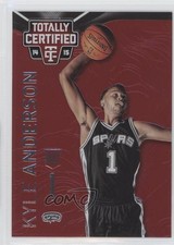 2014-15 Panini Totally Certified Platinum Red 99/279 Kyle Anderson #165 0c2