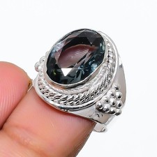 Alexandrite Gemstone Handmade 925 Sterling Silver All Size Ring For Gift