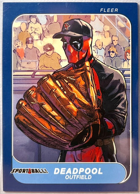 DEADPOOL Sport Ball! Card 2018 Upper Deck Marvel Parody Mickey Hatcher #SB10