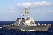 USS ARLEIGH BURKE 8X10 PHOTO DDG-51 NAVY US GUIDED MISSILE DESTROYER SHIP