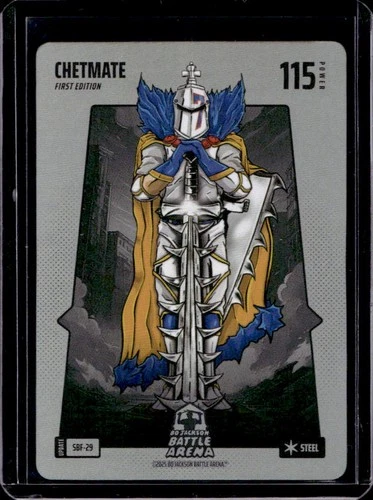 2025 Bo Jackson Battle Arena Chetmate First Edition Battlefield Steel #SBF-29