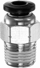 1pcs Push to Connect Fitting 4mm Tube OD x 1/8" NPT Thread Male Straight Quic...
