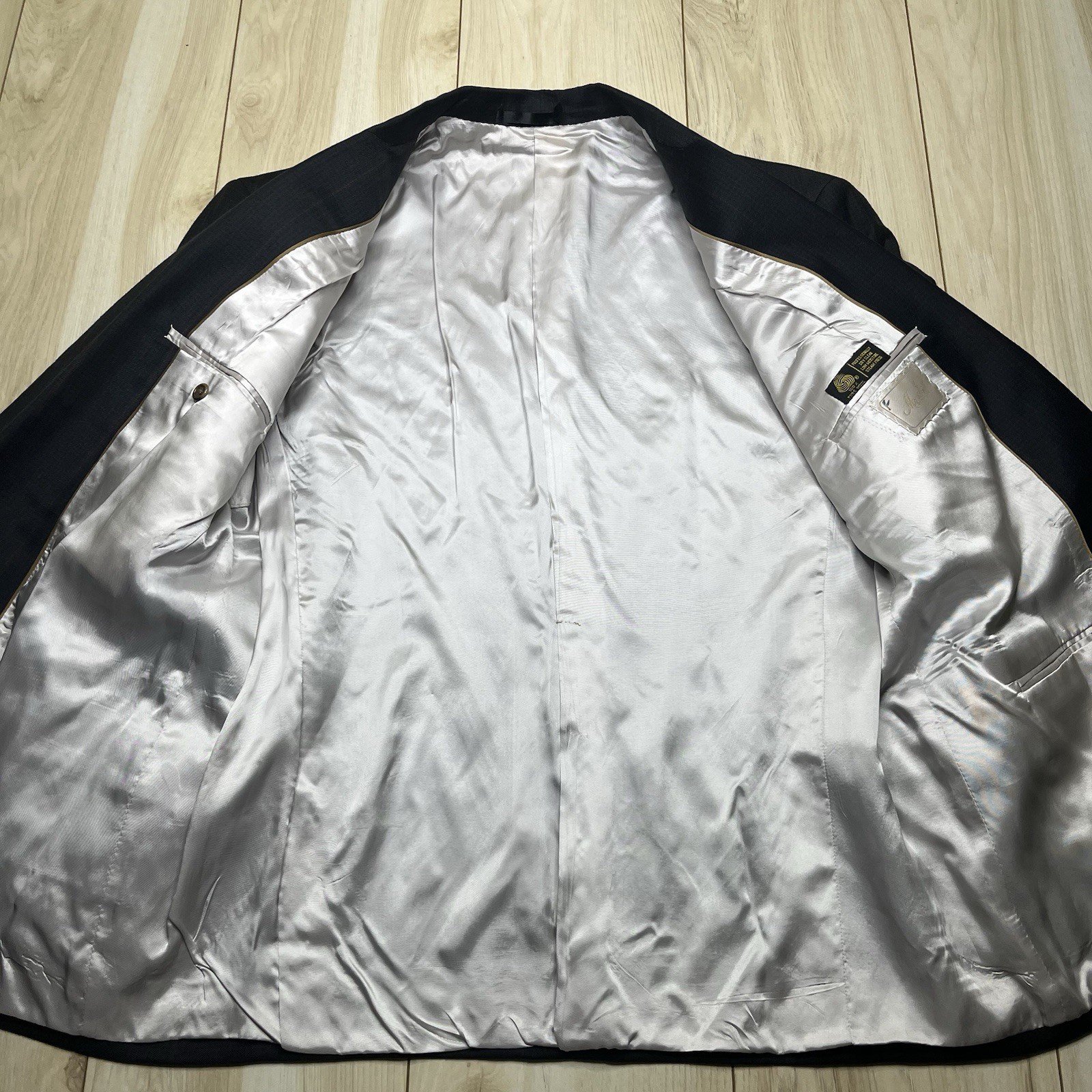 Mr Sid Double Breasted Windowpane Houndstooth Dar… - image 11