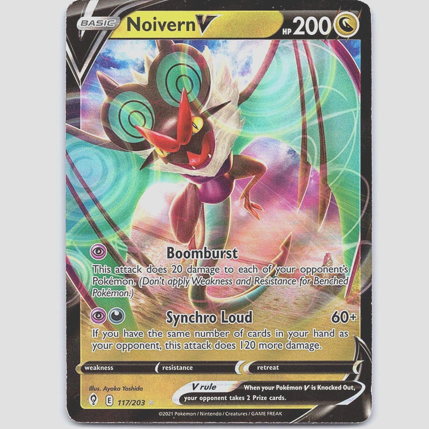 Noivern V Holo SWSH07: Evolving Skies 117/203 NM