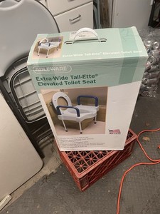 Ableware Extra Wide Tall-Elite Elevated Toilet Seat