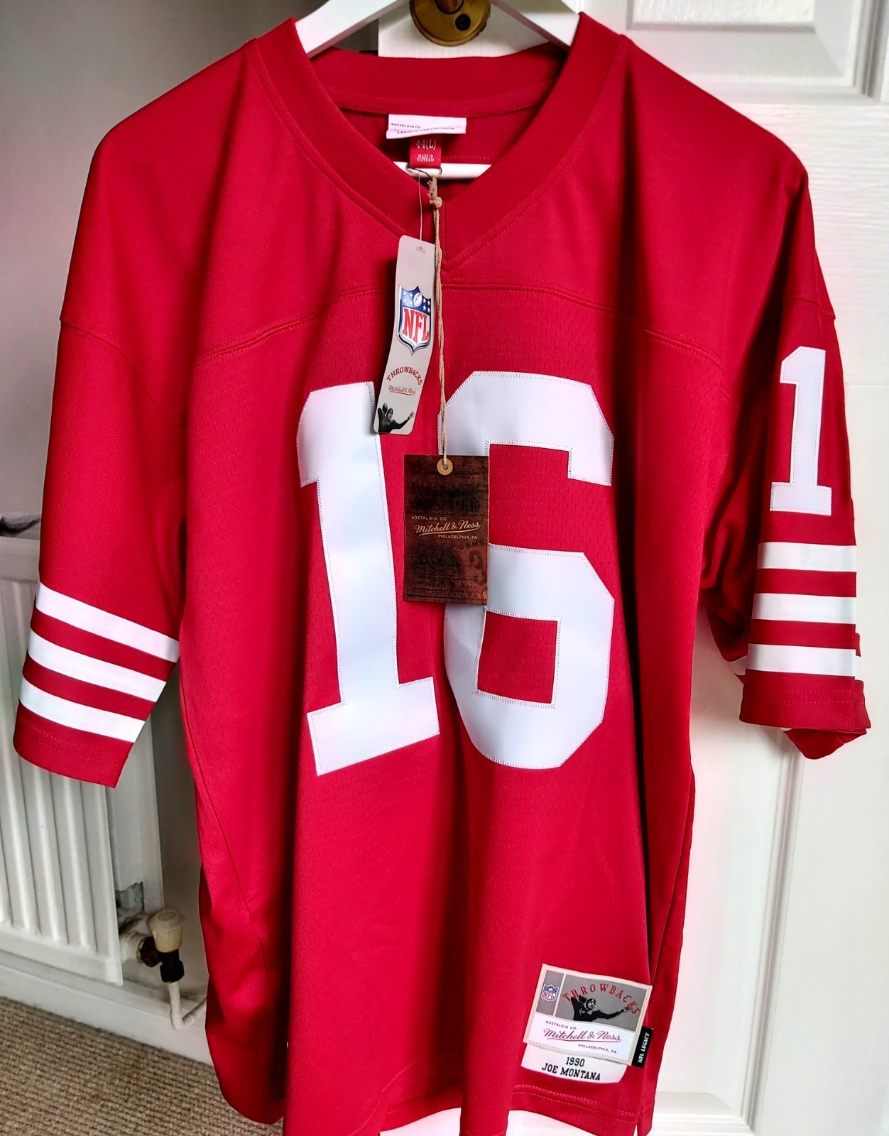 L NFL MONTANA 16 Legacy JERSEY SAN FRANCISCO 49ers Football Mitchell & Ness