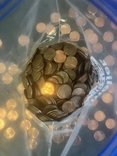 5+ LBS Copper Pennies/Crafts – Pre-1982 3.1g Lincoln Penny Floor / Art / Decor