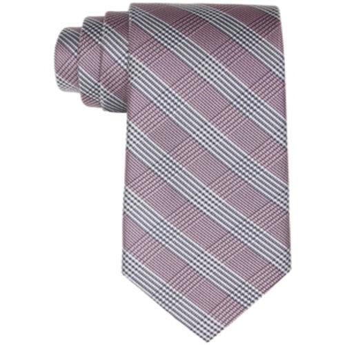 Michael Kors Men S Silk Blend Classic Glen Check Tie - Pink 3890₽