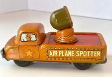 Air Plane Spotter  Japanese Tin TOY TRUCK - V...