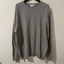 Goodfellow Co Textured Knit Crewneck Sweater Ice Gray Size XL NWT