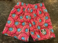 Baseball Lifestyle 101 Strawberry Donut Shorts Youth Medium