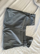 Eddie Bauer Women's Rainier Capri Stretch Blue Gray Outdoors Hiking Sz 12